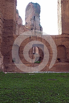 Baths of Caracalla in Rome, Italy photo