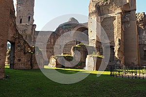 Baths of Caracalla in Rome, Italy photo