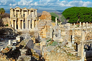 Baths of Scolastica at Ephesus photo