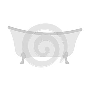 Bathtub isolated on white background