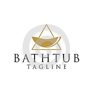 Bathtube logo concept photo