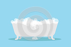 Bathtubs with bubble photo