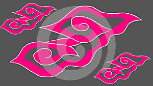 Beautiful Batik pattern from indonesia