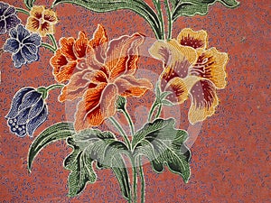 Batik pattern, Solo, Indonesia