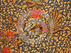 Batik pattern, Solo, Indonesia photo