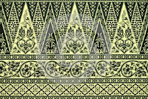 Batik Sarong Pattern Background