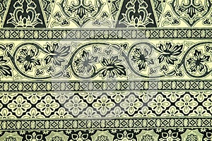 Batik Sarong Pattern Background