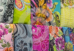 Batik textile photo