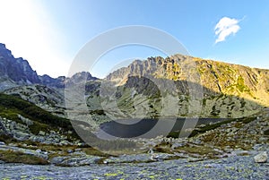 Batizovské pleso ve Vysokých Tatrách, Slovensko