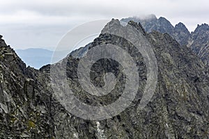 Batizovsky stit Batyzowiecki Szczyt - Peak in the Tatra Mountains, Slovakia