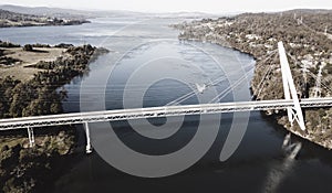 Batman Bridge by the Tamar river near Sidmouth.