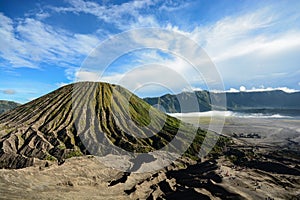 Batok volcano on East Java, Indonesia photo