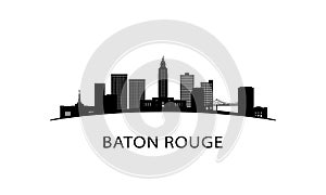 Baton Rouge city Louisiana skyline. photo