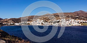 Batsi village Andros