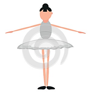 Battement ballet move, icon