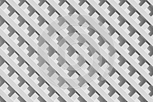 Batten of white wood