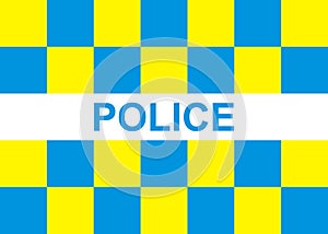 Battenburg police marking Template for your design