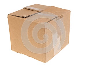 Battered cartboard box