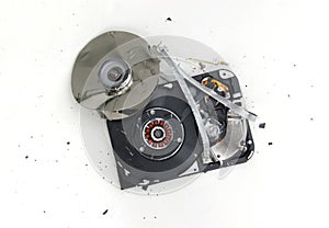 Battered Hard Drive