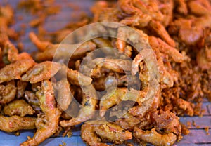 Battered shrimp for sale at Ban Chong Samae San Seafood Market, Sattahip District