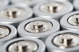 batteries tops macro shot