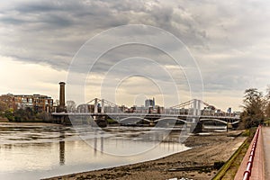 Battersea park in Chelsea, Thames