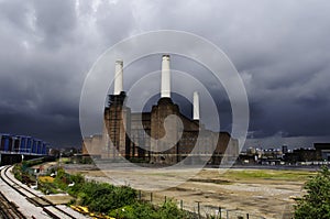 Battersea power plant in London