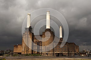 Battersea power station in London