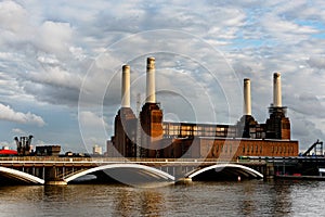 Battersea power station in London