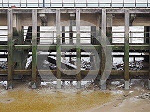 Battersea Power Station pier in London