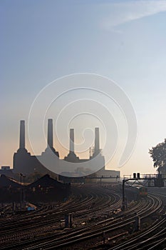 Battersea Power Station from Pimlico photo