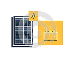 Solar panel and power battery, autonomous electricity, source of energy