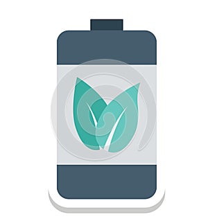 Battery, Battery Cell Color Isolated Vector Icon