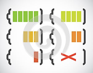 Battery charge indicators