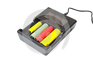 Battery charger with rechargeable batteries