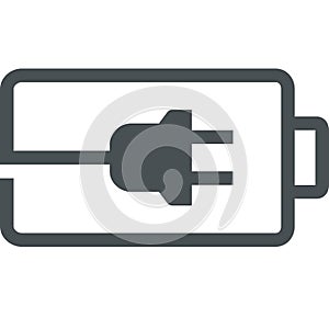 Battery charging icon