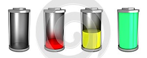 Battery Charging Icon Set