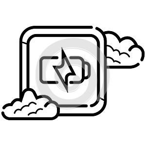 Battery Charging icon vector illustration