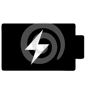 Battery energy icon symbol vector image. Illustration of the batteries charge electric icon design image. EPS 10