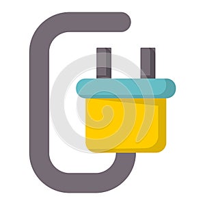 Battery energy tool electricity charger positive supply alkaline technology vector illustration.