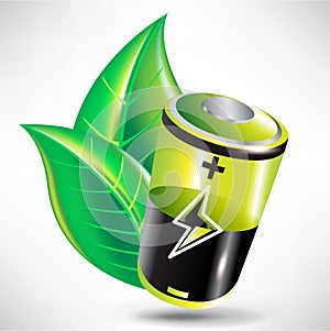 Battery/ green energy concept