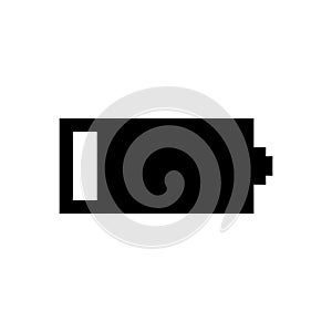 Battery icon flat vector template design trendy