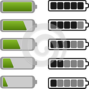Battery Icon Set