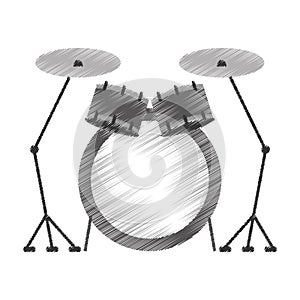 Battery instrument musical icon