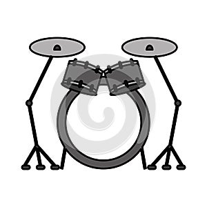 Battery instrument musical icon