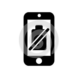 Battery Low Vector Icon