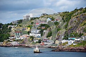 The Battery neighborhood in St. Johnâ€™s, Newfoundland, Canada