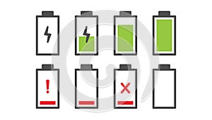 Battery notification vector design