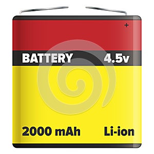 Battery Pack Li-ion or Lithium-ion Isolated White