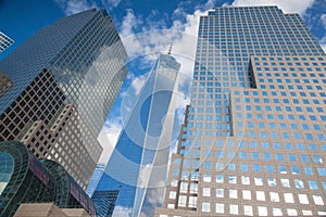 Battery Park on Manhattan Island in New York City